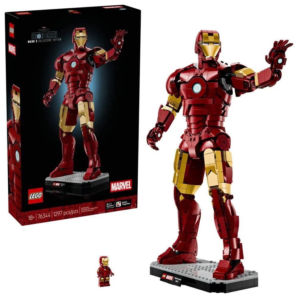 Lego Marvel Edição de Colecionador Homem de Ferro Mark 3 - 76344
