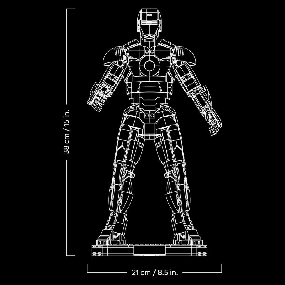 Lego Marvel Edição de Colecionador Homem de Ferro Mark 3 - 76344