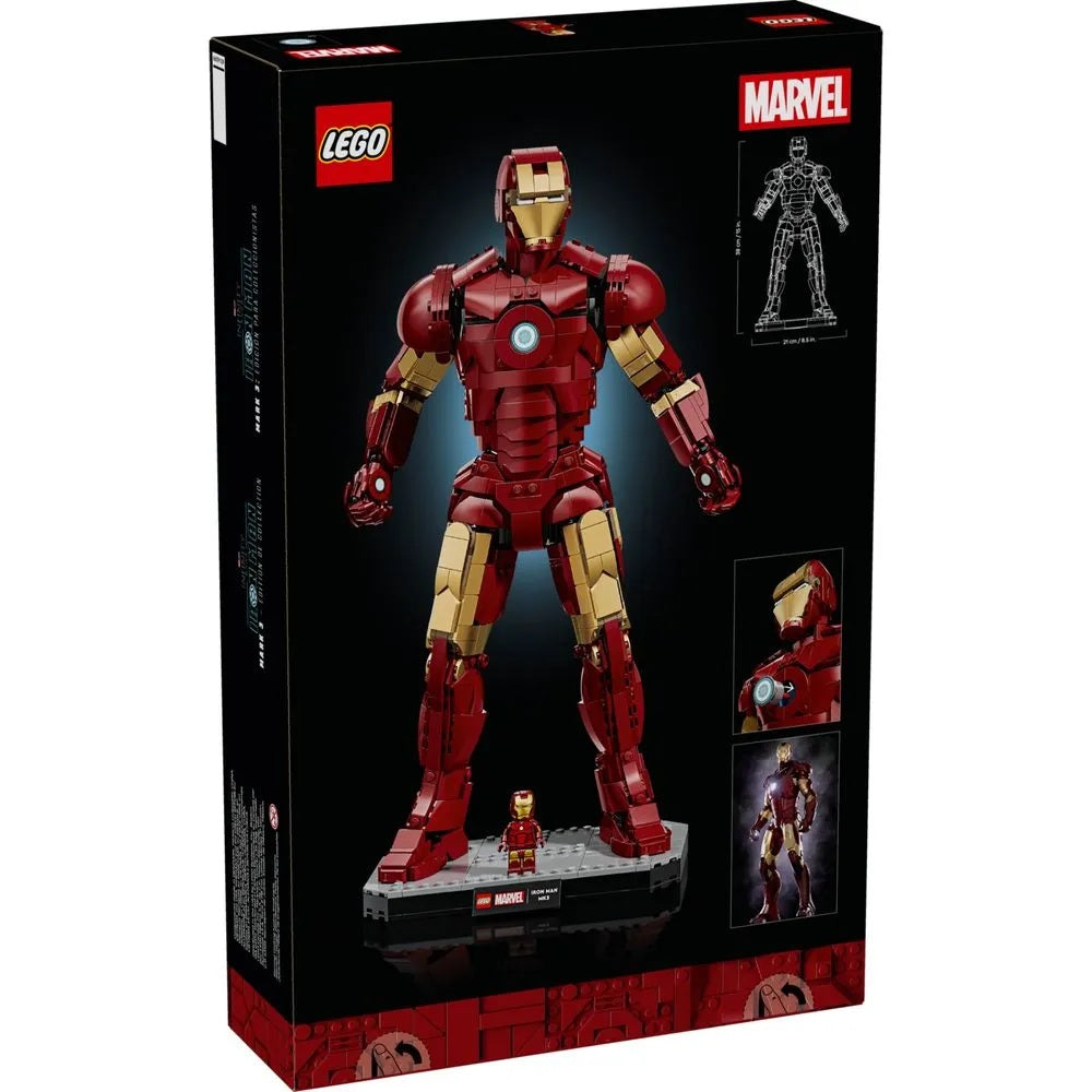 Lego Marvel Edição de Colecionador Homem de Ferro Mark 3 - 76344