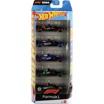 Pack 5 Hot Wheels Formula 1 JBJ78 - Mattel