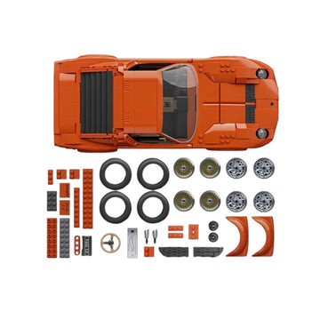 Carro Montável Hot Wheels Brick Shop Lamborghini Miura P400 SV - Mattel