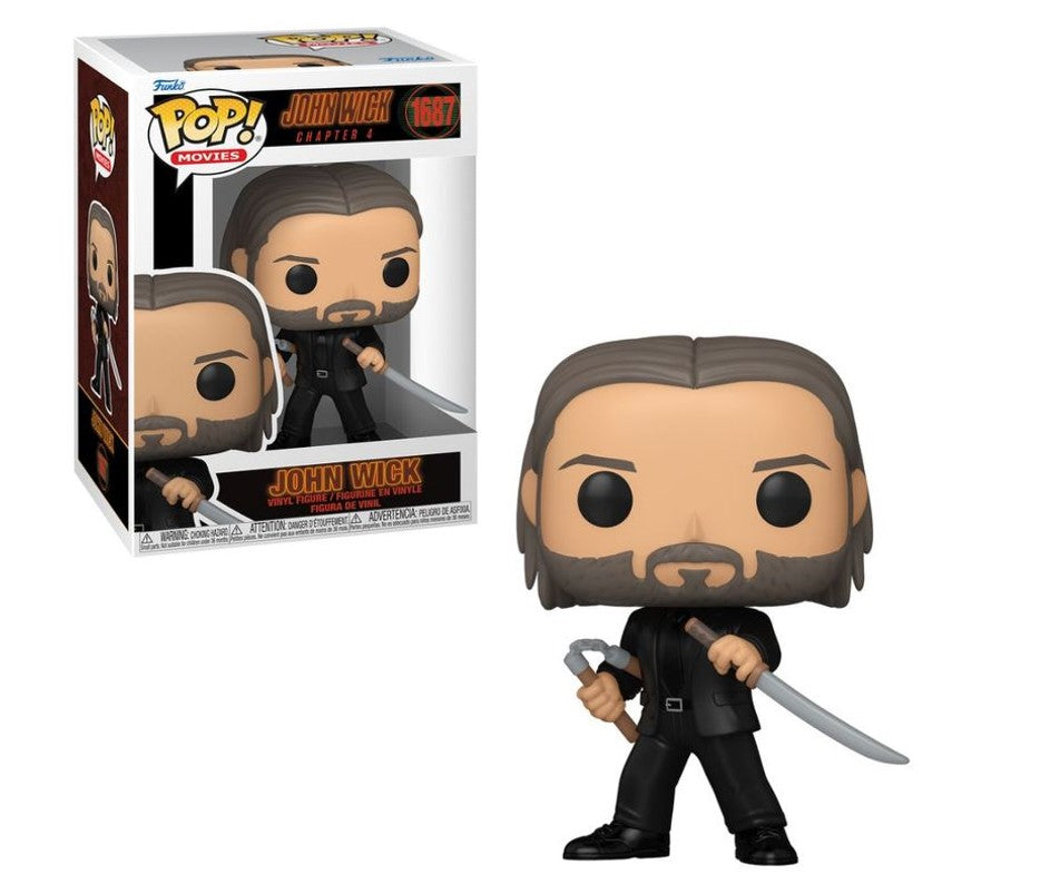 Boneco Funko Pop John Wick Capítulo 4 John Wick - Candide