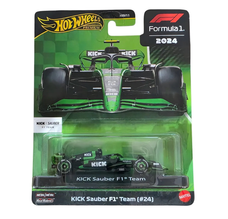 Hot Wheels Premium F1 Team Kick Sauber C44 Zhou Guanyu Hrv11 2024