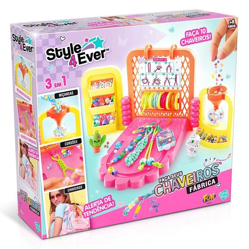 Fábrica Faça Seus Chaveiros 3 em 1 - Fun
