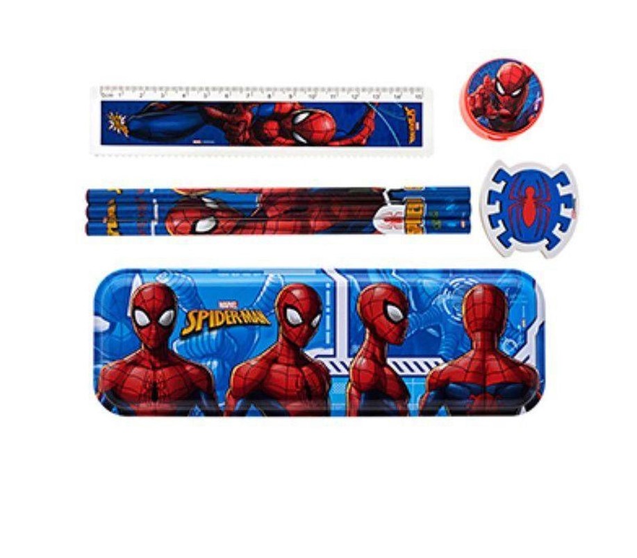 Kit Escolar Face Homem Aranha 7 Peças - Molin