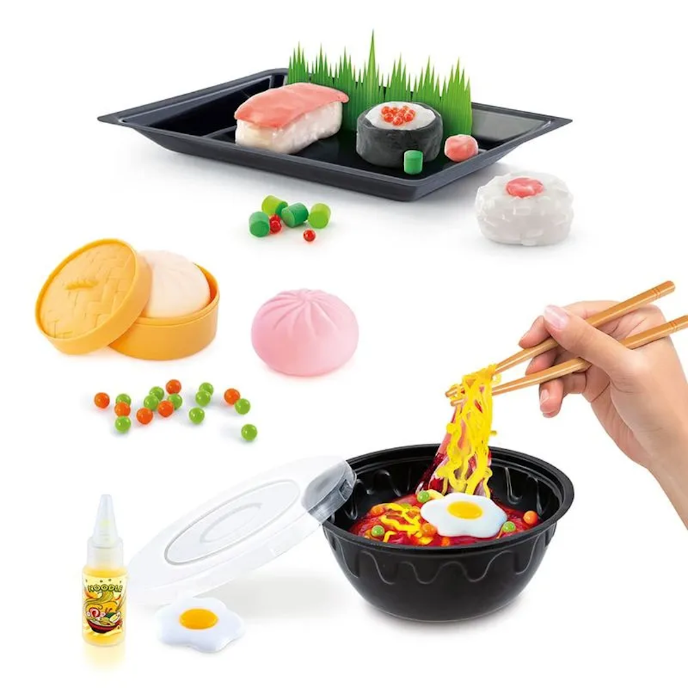 Kit de Slime Comidas Asiáticas Fun Divirta-se