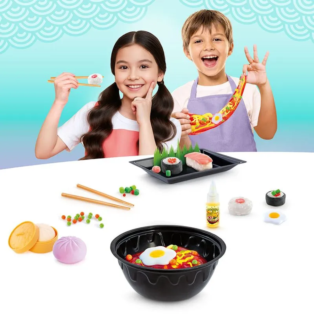 Kit de Slime Comidas Asiáticas Fun Divirta-se