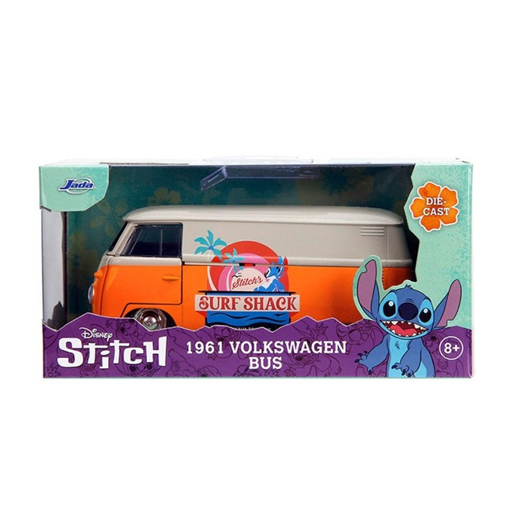 Miniatura Volkswagen Bus Kombi Surf, 1961 Lillo & Stitch 1/32 - Jada