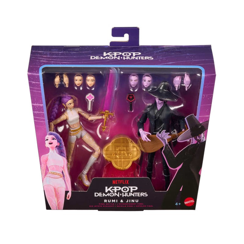 Bonecos Articulados Rumi e Jinu Final Battle K-Pop Demon Hunters - Mattel