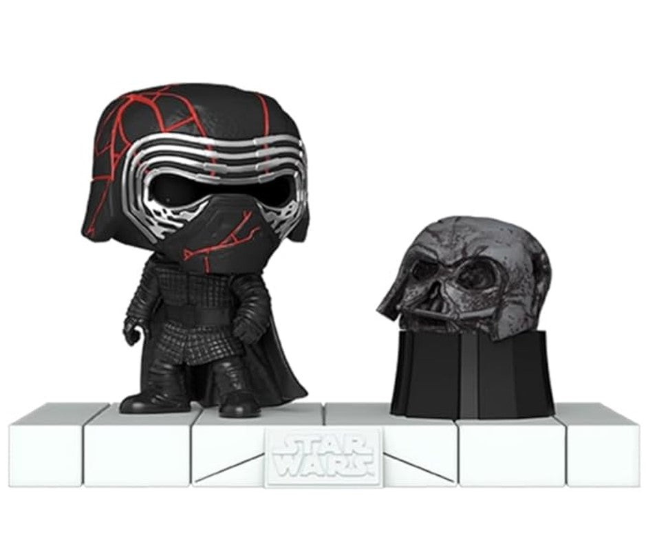 Boneco Funko Pop Star Wars Kylo Ren e Capacete Darth Vader