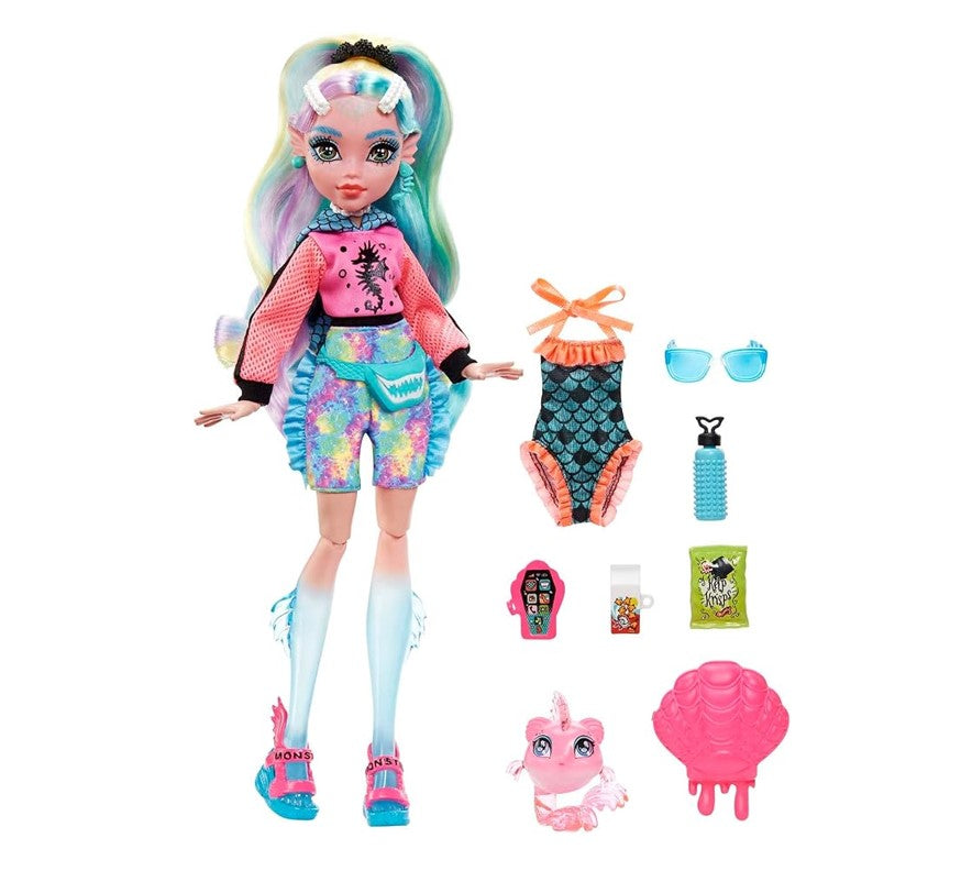 Boneca Monster High Lagoona Moda e Acessórios - Mattel