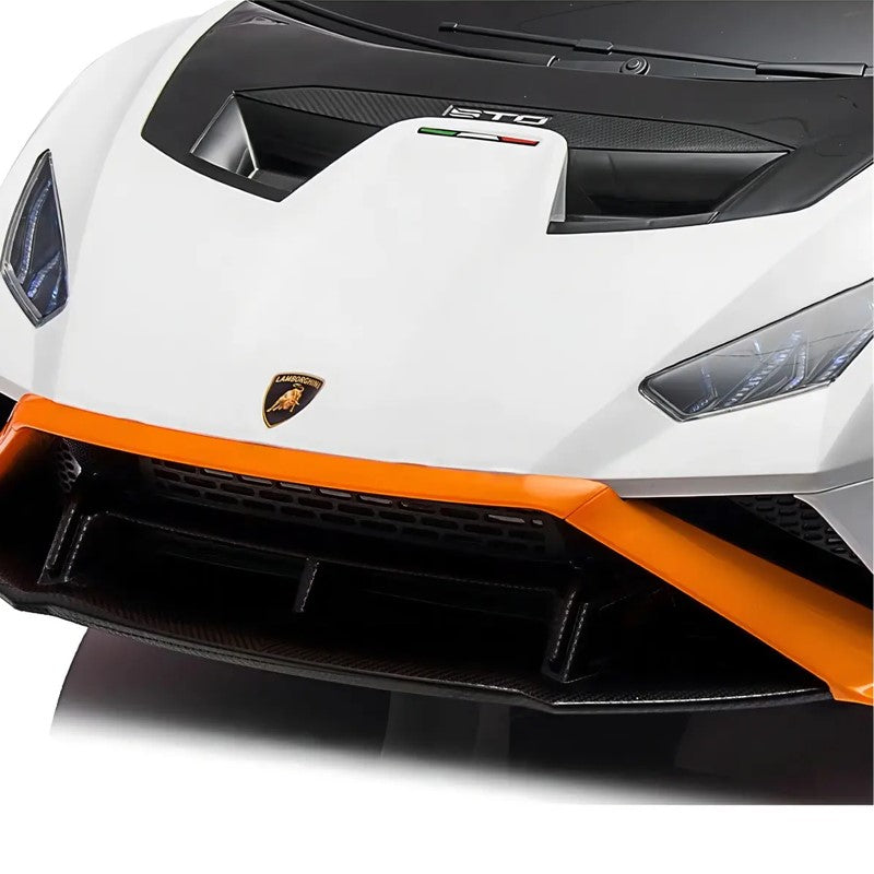 Mini Carro Elétrico Lamborghini Branca com Controle - Shiny Toys