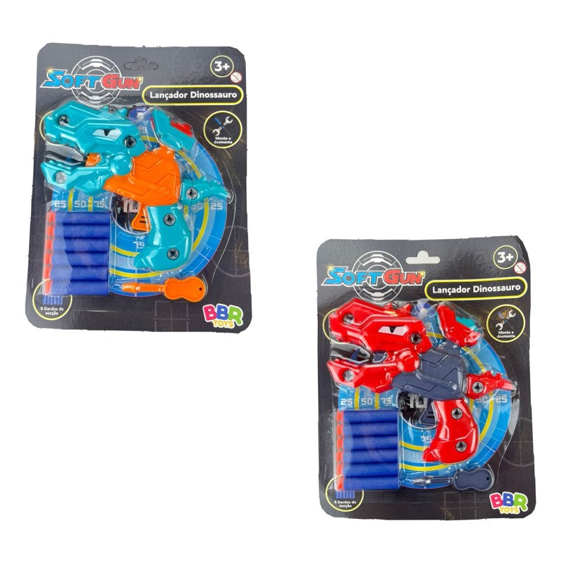 Brinquedo Lançador de Dardos Dinossauro - BBR