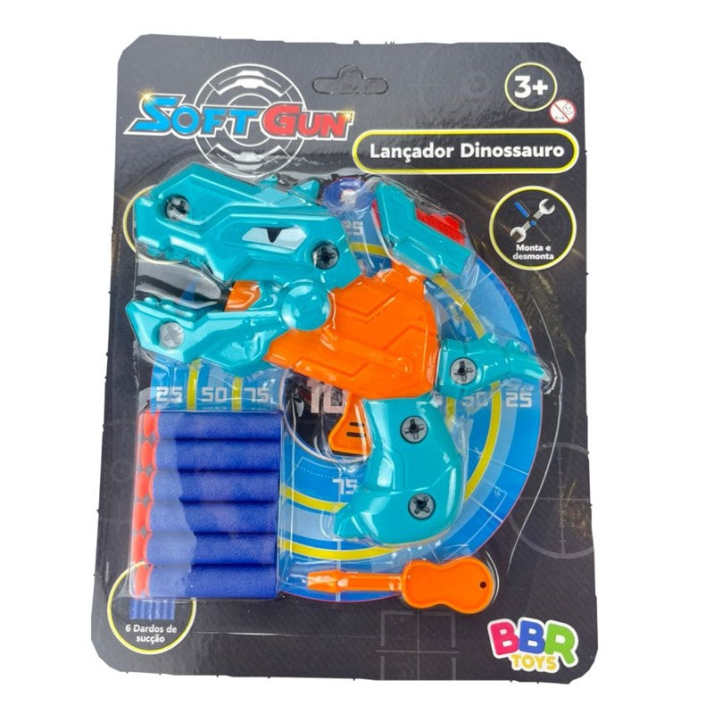Brinquedo Lançador de Dardos Dinossauro - BBR