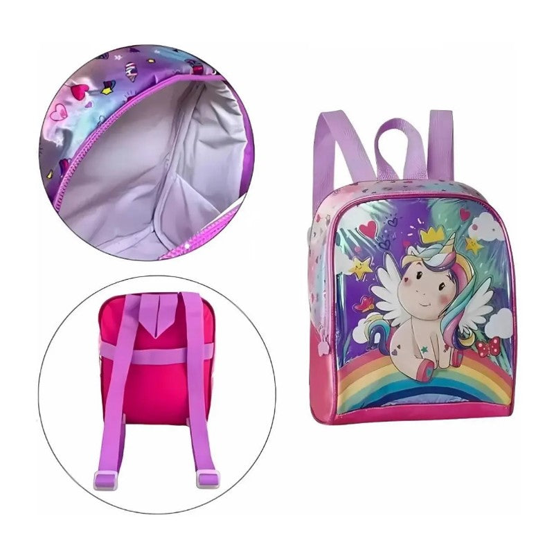 Lancheira Térmica Holográfica Unicórnio - Clio