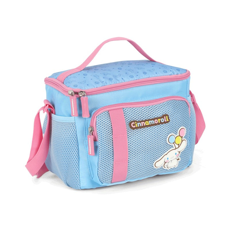 Kit Escolar Cinnamoroll com Mochila de Carrinho, Lancheira e Estojo – Luxcel
