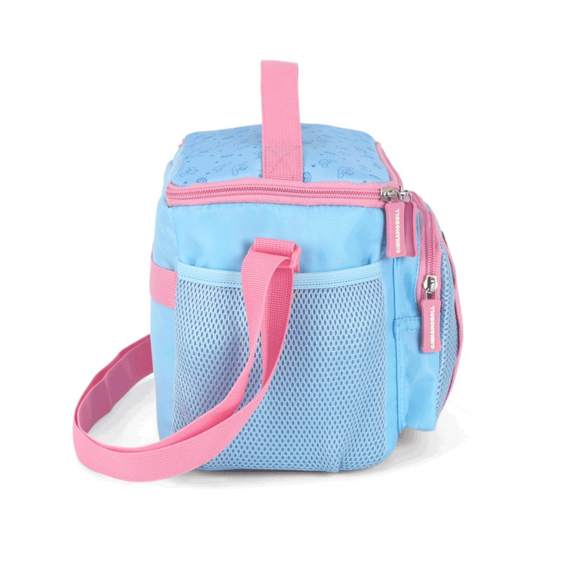 Kit Escolar Cinnamoroll com Mochila de Carrinho, Lancheira e Estojo – Luxcel