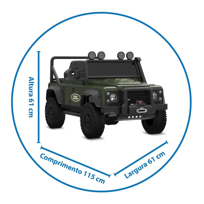 Land Rover Defender R/C Elétrico 12V - Bandeirante