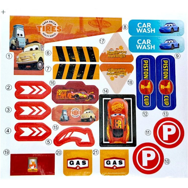 Lava Rápido Pit Stop Completo Mcqueen - Toyng