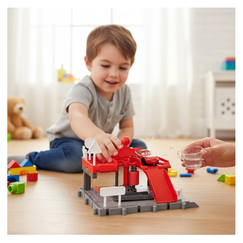 Lava Rápido Pit Stop Completo Mcqueen - Toyng