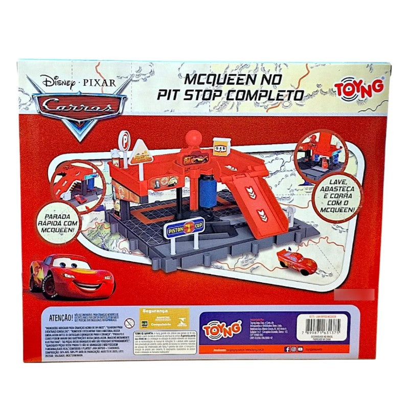 Lava Rápido Pit Stop Completo Mcqueen - Toyng