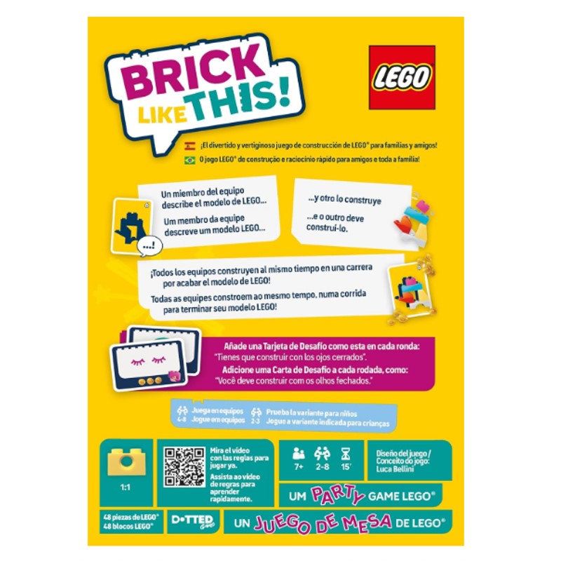Jogo Brick Like This Lego - GALAPAGOS