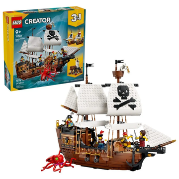 Lego Creator 3 em 1 Navio pirata icônico - 31387