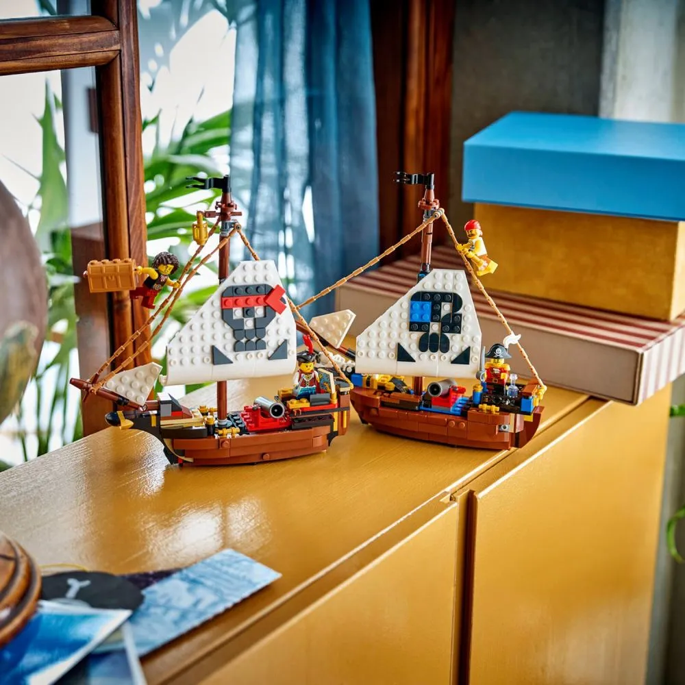 Lego Creator 3 em 1 Navio pirata icônico - 31387
