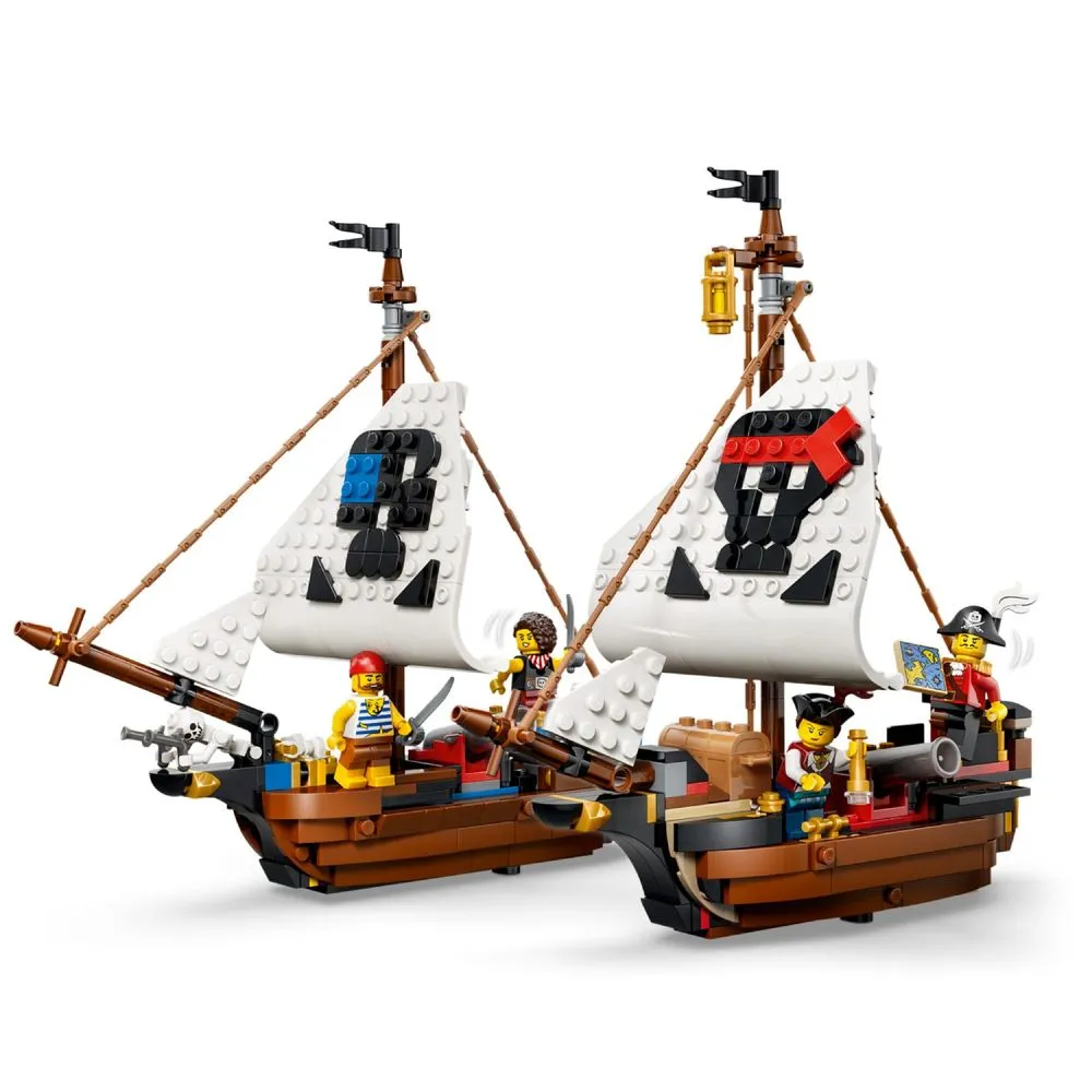 Lego Creator 3 em 1 Navio pirata icônico - 31387