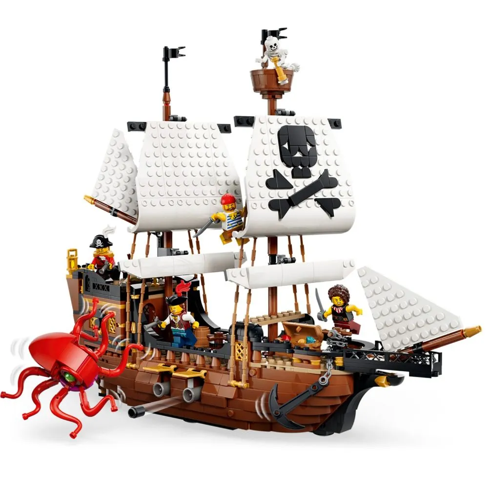 Lego Creator 3 em 1 Navio pirata icônico - 31387