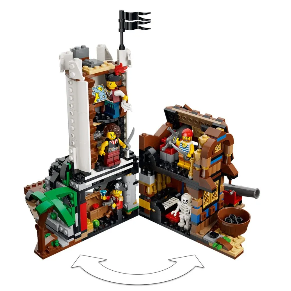 Lego Creator 3 em 1 Navio pirata icônico - 31387
