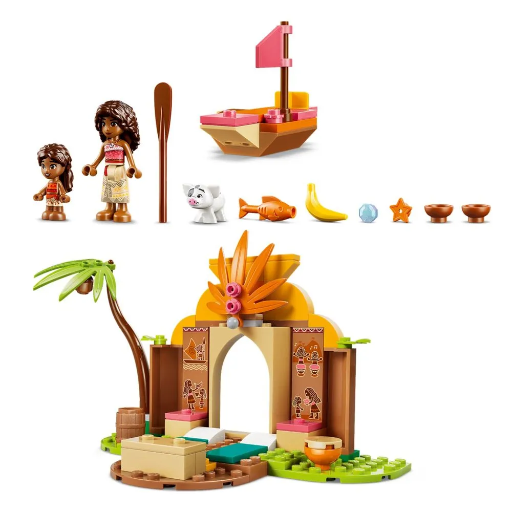 Lego Disney Casa de aldeia e barco - 43282