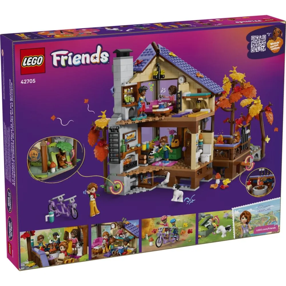 Lego Friends Cabana aconchegante na floresta no outono - 42705