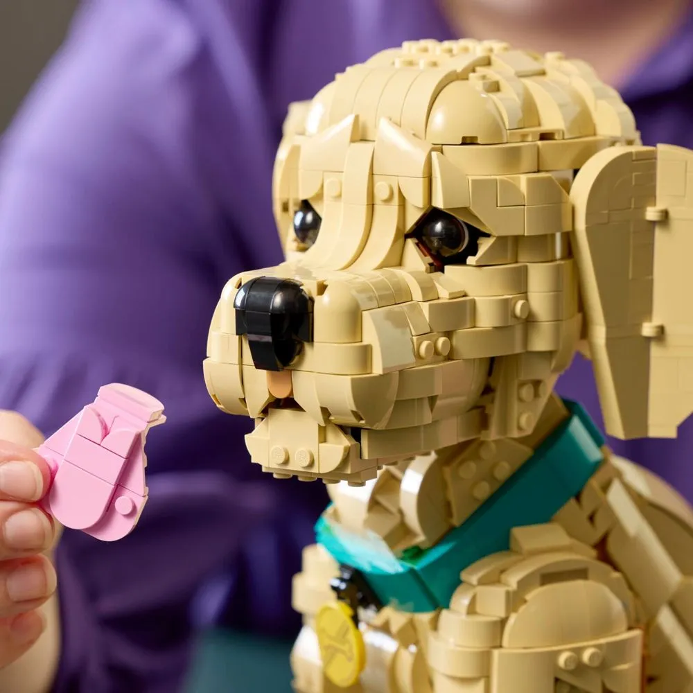 Lego Icons Filhote de Golden Retriever - 11384