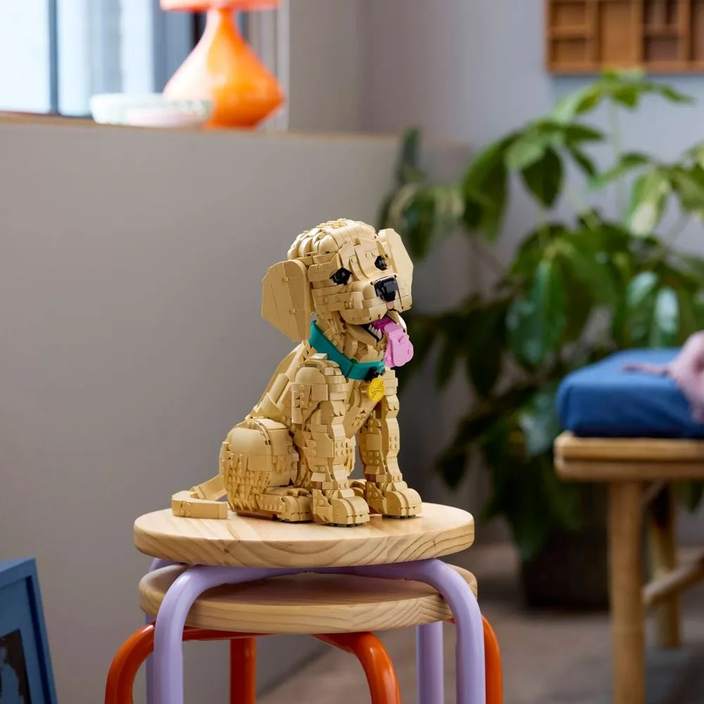 Lego Icons Filhote de Golden Retriever - 11384