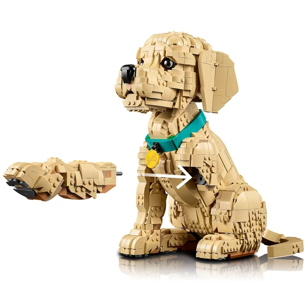 Lego Icons Filhote de Golden Retriever - 11384