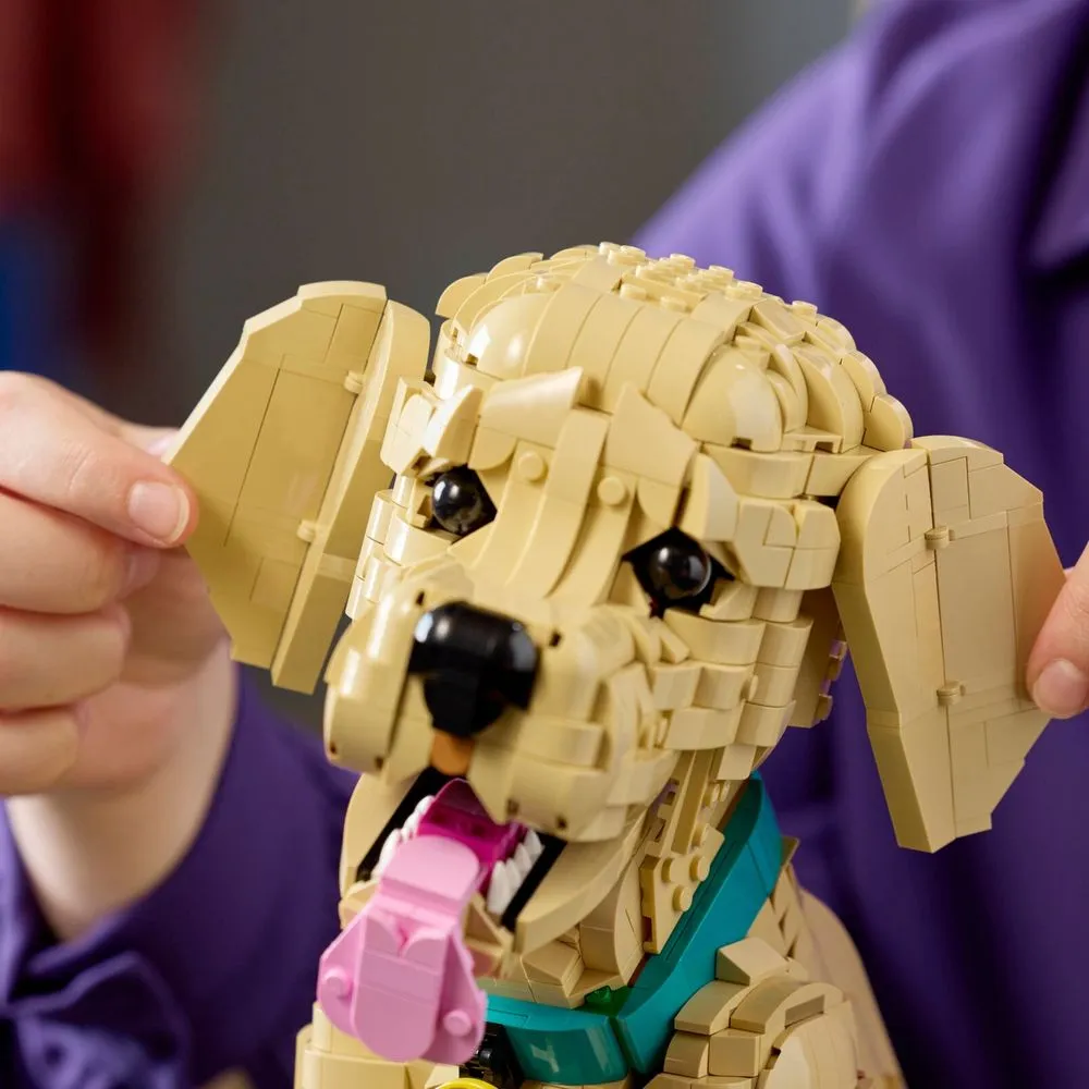 Lego Icons Filhote de Golden Retriever - 11384