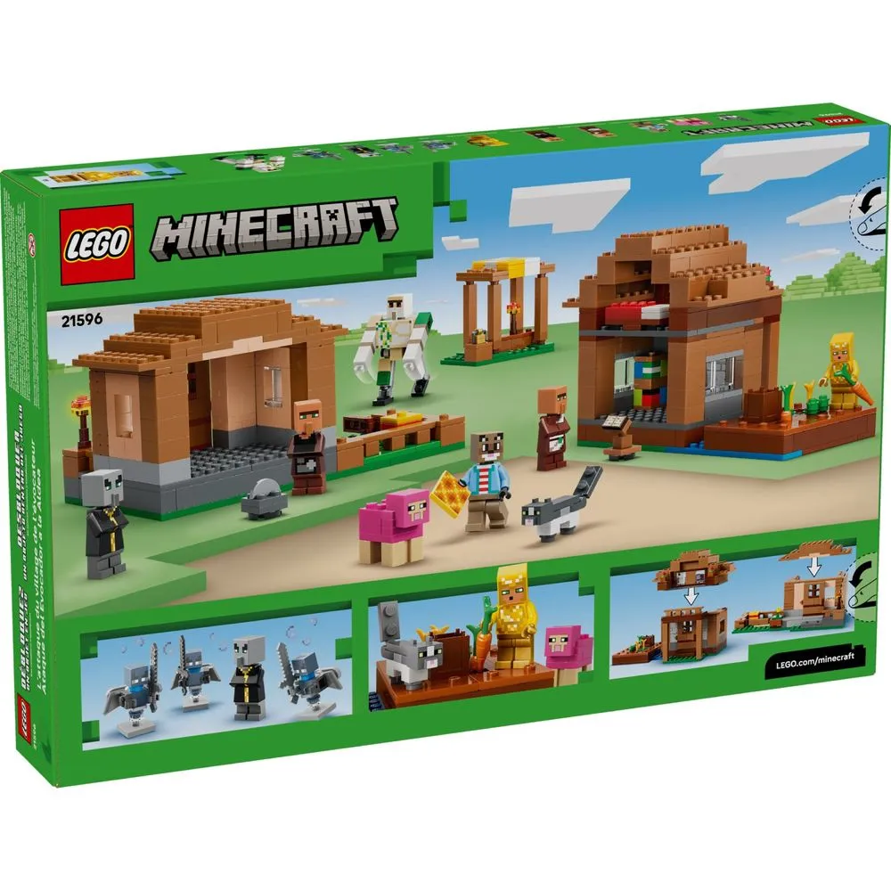 Lego Minecraft Ataque à Vila Evocadora - 21596