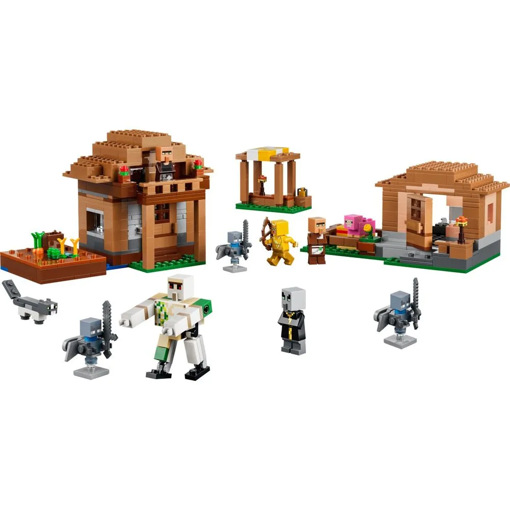 Lego Minecraft Ataque à Vila Evocadora - 21596