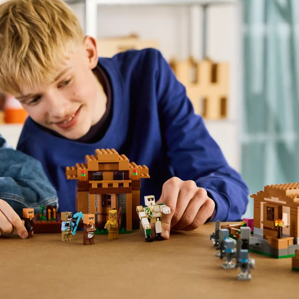 Lego Minecraft Ataque à Vila Evocadora - 21596