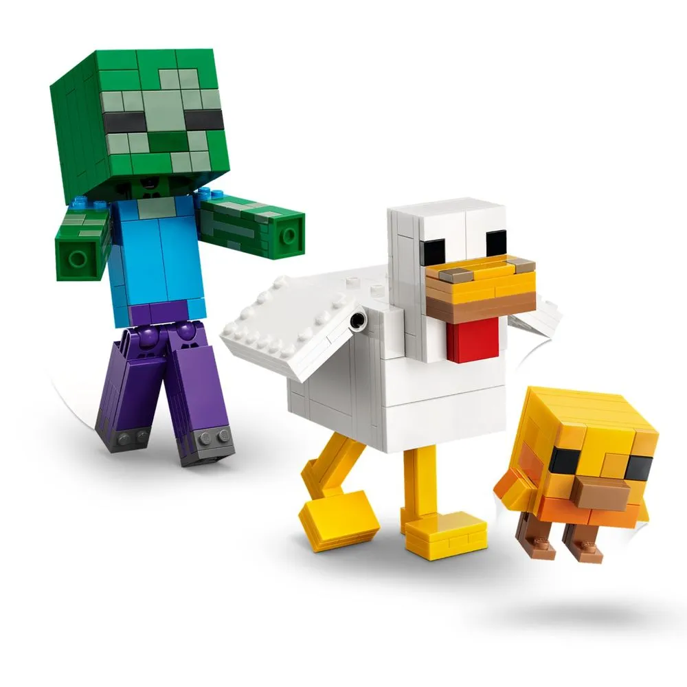 Lego Minecraft Cavaleiro de Galinha - 21582