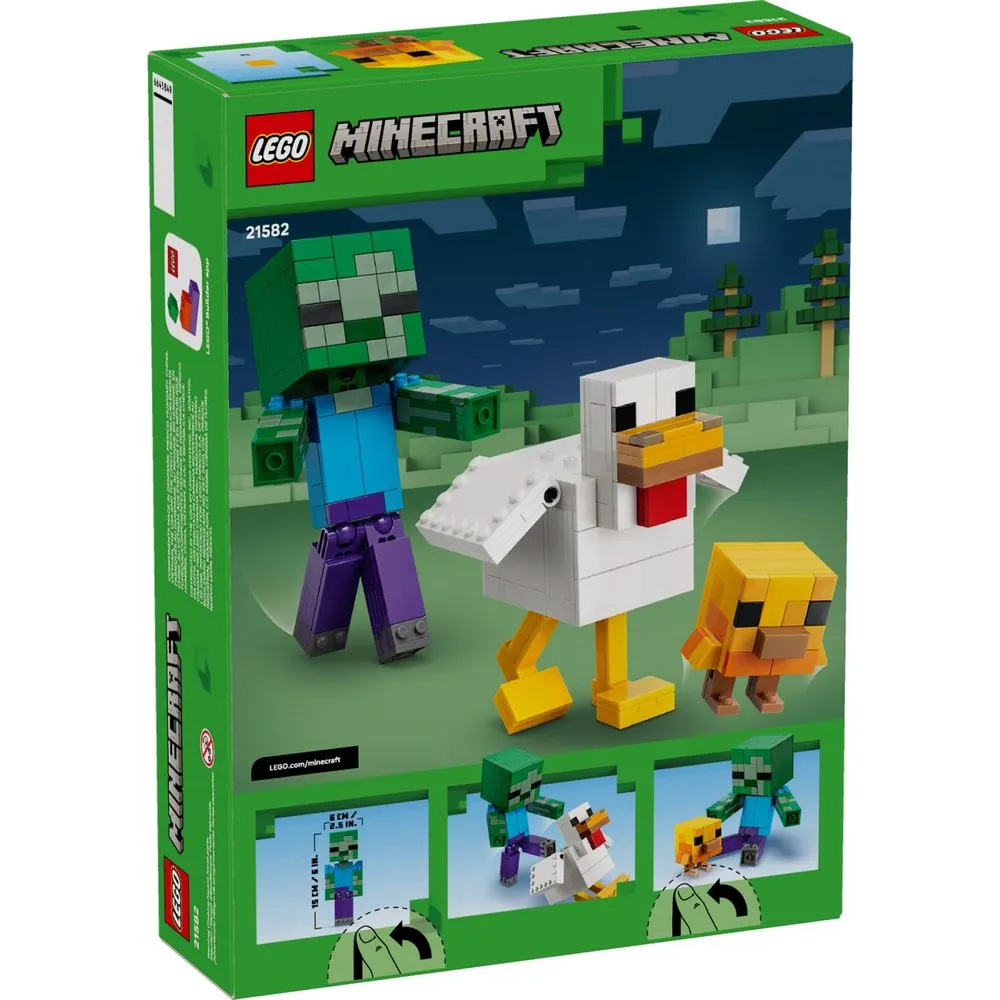 Lego Minecraft Cavaleiro de Galinha - 21582
