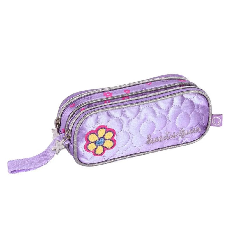 Estojo Duplo Escolar Sweet Queen - Clio