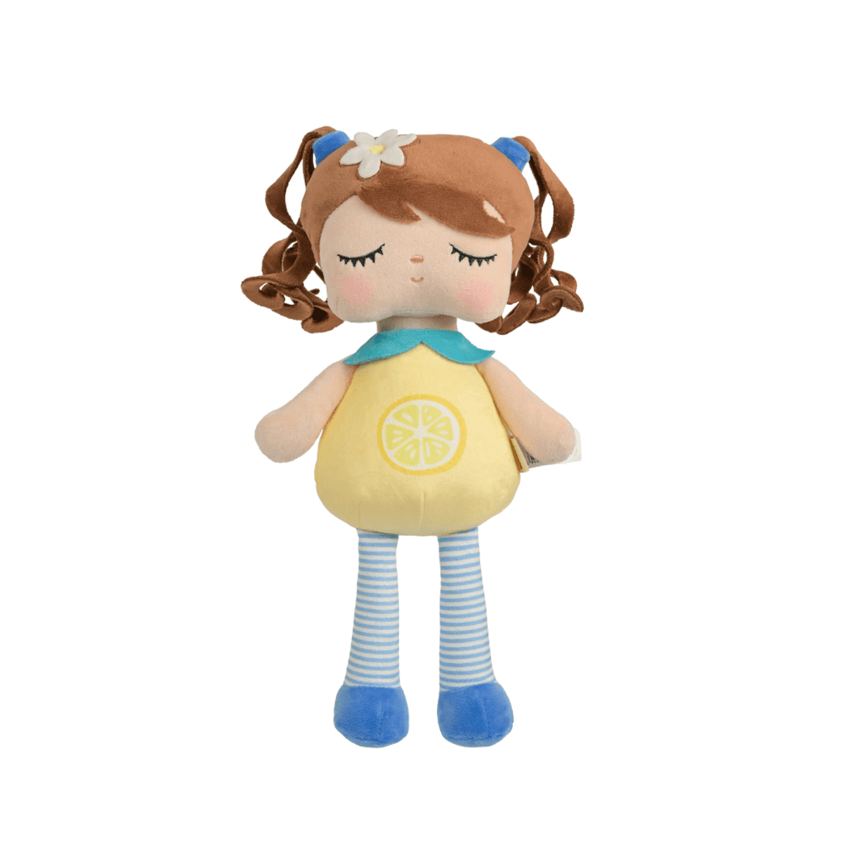 Boneca Com Caixa Angela Frutas Limãozinho 33cm - Metoo
