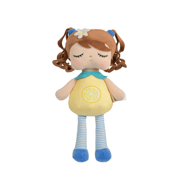 Boneca Com Caixa Angela Frutas Limãozinho 33cm - Metoo