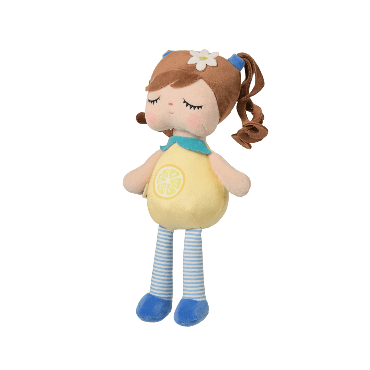 Boneca Com Caixa Angela Frutas Limãozinho 33cm - Metoo