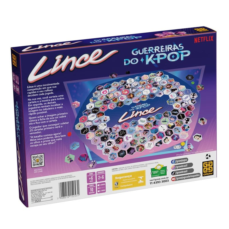 Jogo Lince Guerreiras do K-Pop - Grow