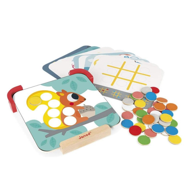 Lousinha Magnética Aprendendo as Cores, 52 Peças - Janod