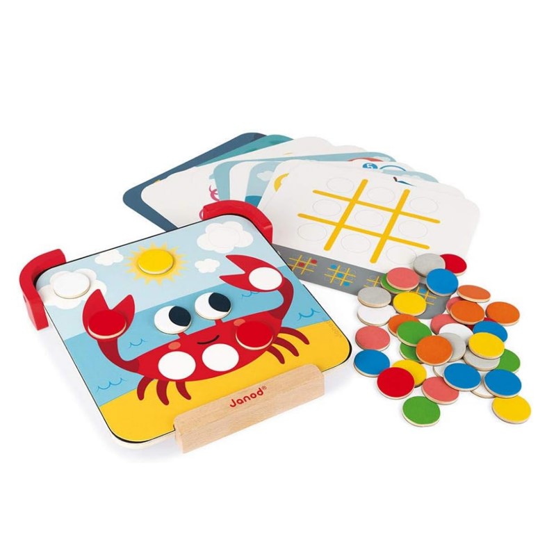 Lousinha Magnética Aprendendo as Cores, 52 Peças - Janod