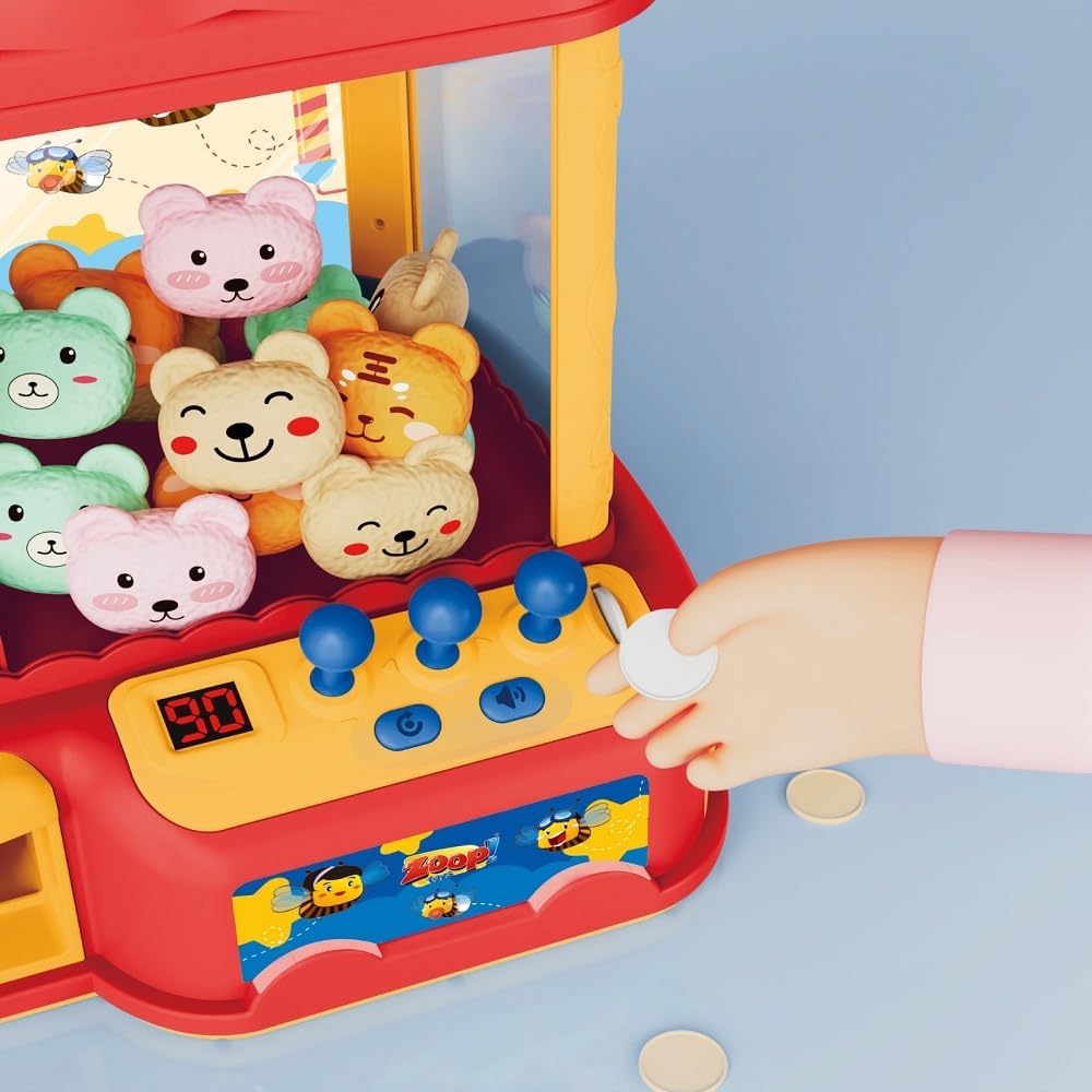 Máquina Grande de Pegar Ursinhos e Bolinhas - Zoop Toys